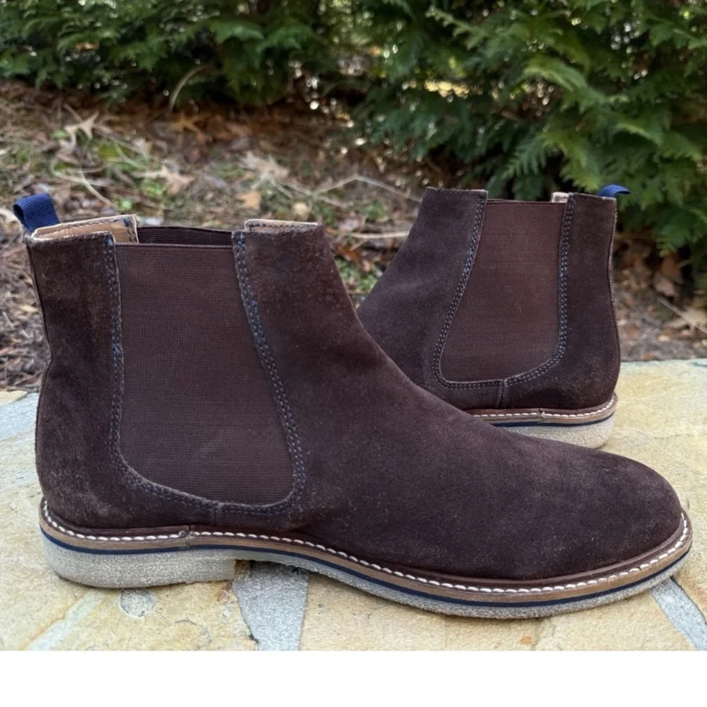 Walk London Men's Brown Suede Chukka Boots Sz 11